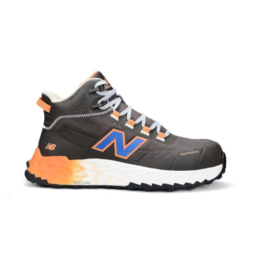 New Balance Fresh Foam Cremorne Composite Toe Safety Shoes for Men - Non Slip, Electrical Hazard - Brown, Mid