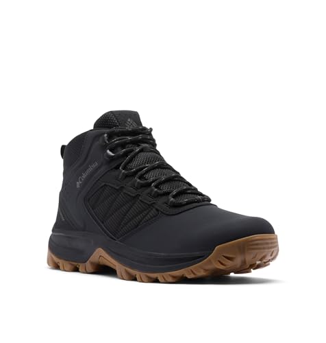 Columbia Men's Transverse Waterproof Hiking Boot, Black/Black, 9 | Transverse Hike Waterproof Shoe offers dry comfort and all-terrain traction on any trail