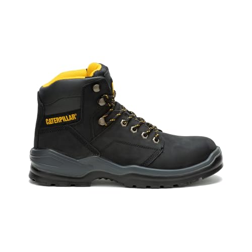 CAT Men's Striver Steel Toe Industrial Boot, Black, 9.5