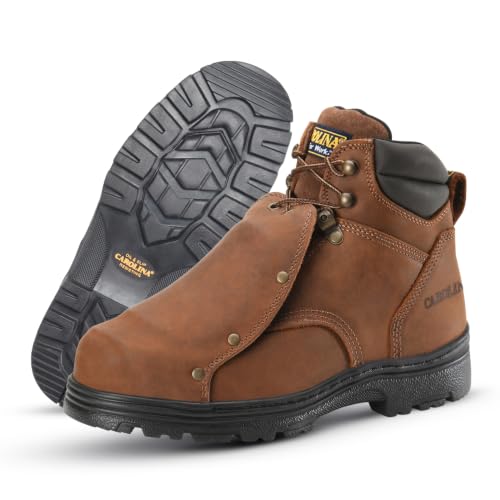 Carolina Men's Foreman 6" Met Guard Steel Toe Work Boot, Brown - 9.5 D
