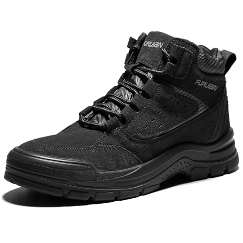 Furuian Steel Toe Boots for Men Women Lightweight Work Boots Pioneer Series