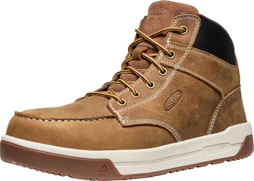KEEN Utility Men's Gibson Boot (Carbon-Fiber Toe) Belgian/Gum 10.5 Medium