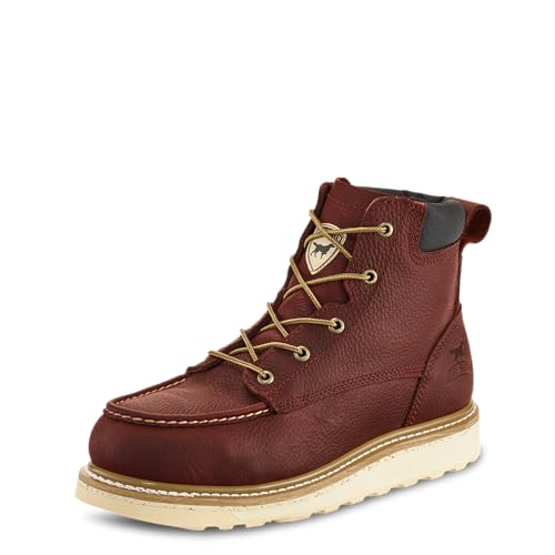 Irish Setter Ashby 6" Mens Soft Toe Work Boot, Brown, 9.5 M