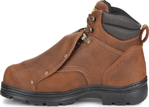 Carolina Men's Foreman 6" Met Guard Steel Toe Work Boot, Brown - 9.5 D