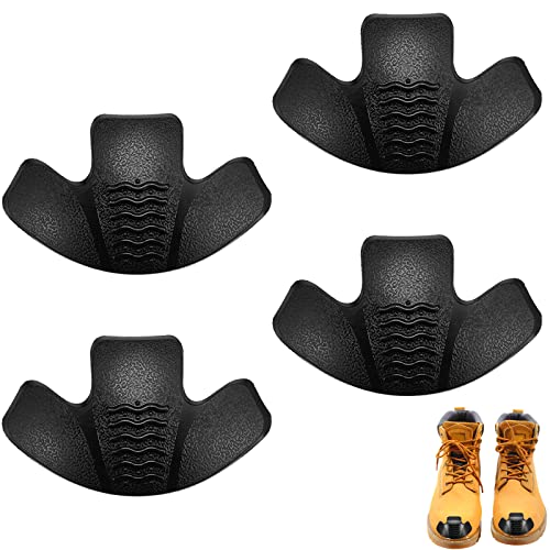 Bencailor 4 Pcs Boot Toe Protector for Work Shoes Cap Cover,Black